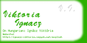 viktoria ignacz business card