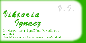 viktoria ignacz business card